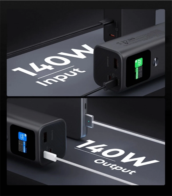 Powerbank Aukey PB-Y45 26800mAh 140W PD3.1 zwart
