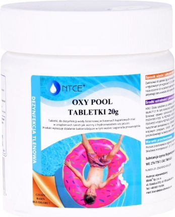 Oxy Pool oxygen tablets for water disinfection for pools and jacuzzi 0.5 kg
