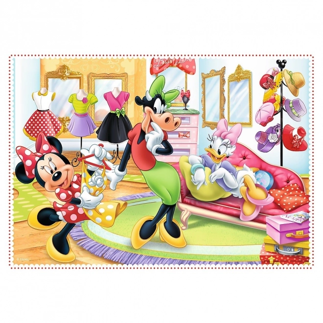 Puzzle 4in1 Minnie with Friends