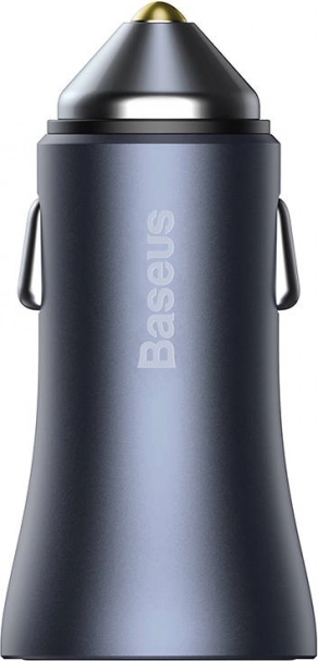 Baseus Auto-Ladegerät mit USB- und USB-C-Anschlüssen und Schnellladen mit 40W