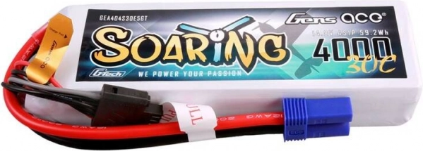 Accu Gens ace G-Tech Soaring 4000 mAh 14,8 V 30C 4S LiPo met EC5-connector