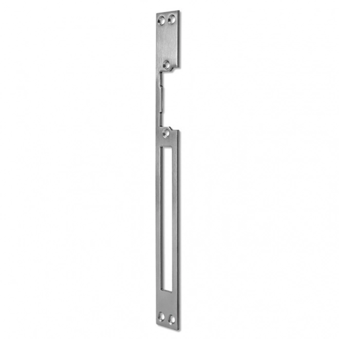 Double-sided label for electric lock made of stainless steel 250mm