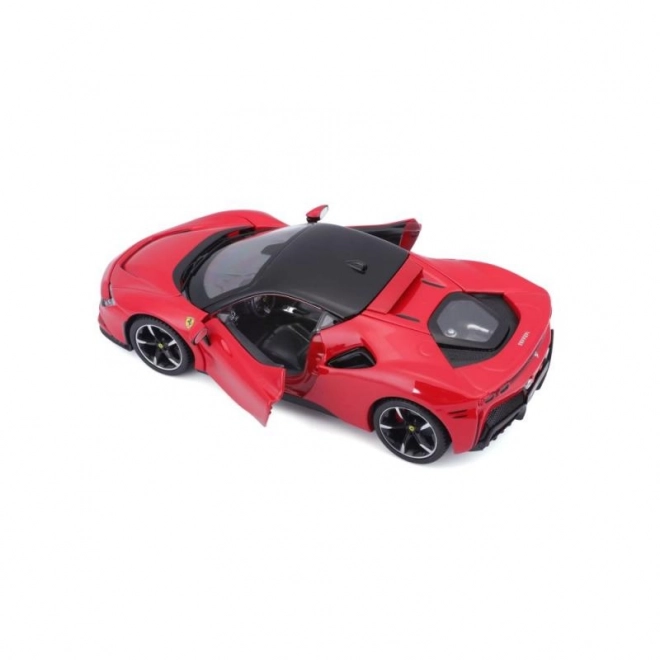 Bburago 1:24 Ferrari Top SF90 Stradale Rood