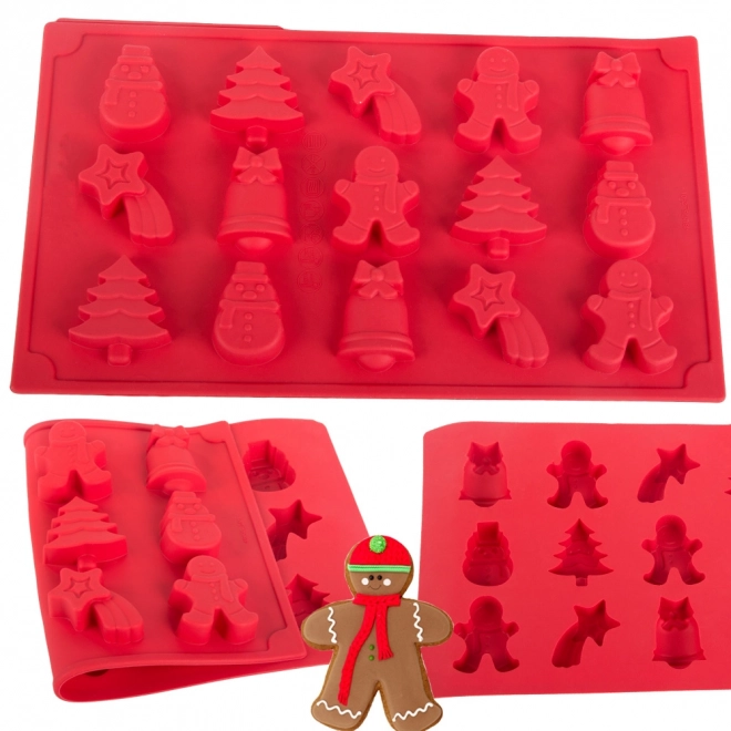 Ensembles de moules de Noël pour petits gâteaux, 6 pièces