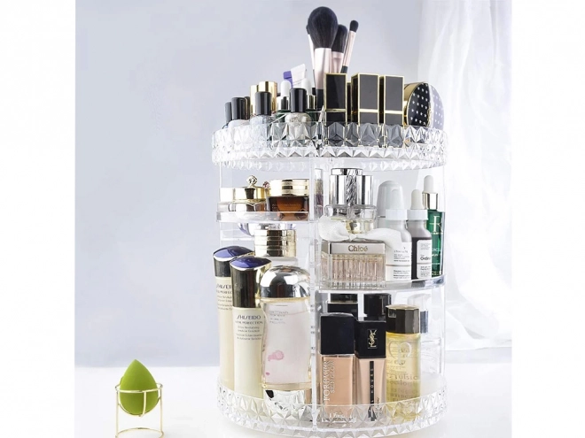 Draaibare organizer voor cosmetica en sieraden