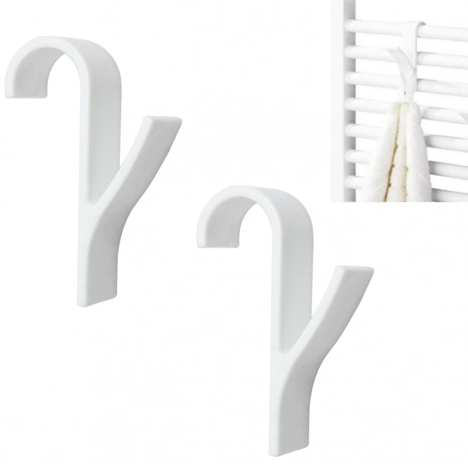 Haak voor de badkamer radiator