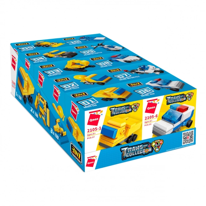 Qman Bouwset Politie Ingenieursteam 3-in-1