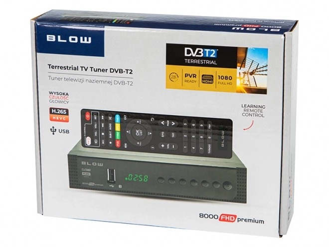 Tuner Decoder DVB-T2 8000FHD Premium