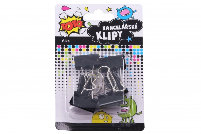 Kantoorclips 25 mm, 6 stuks