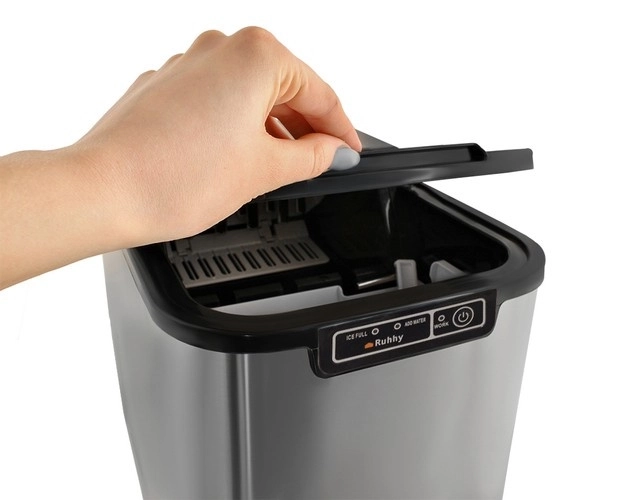Machine à glaçons Malatec K5537 argent/gris 120W