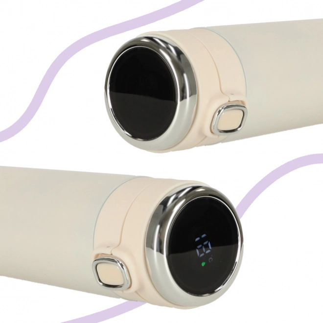 Thermosmok met tuit LED 420 ml beige
