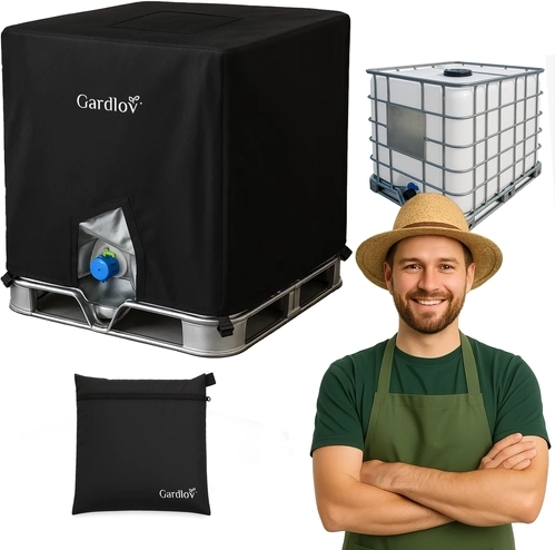Abdeckung für IBC-Tank 1000l - Plane für Tank GARDLOV