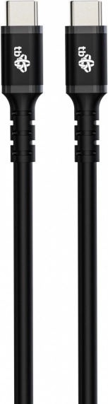 Câble USB-C vers USB-C 2 m en silicone noir