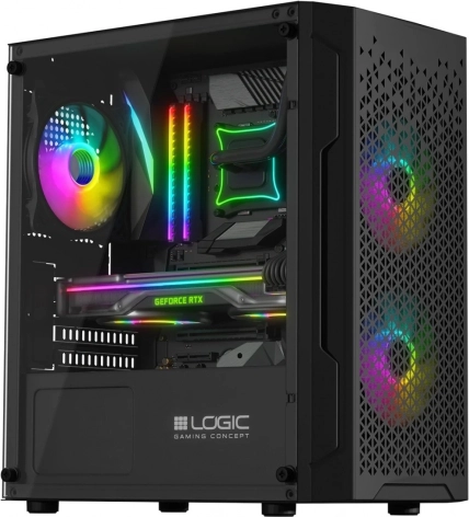 Boîtier PC sans alimentation Logic Aramis ARGB MINI USB 3.0