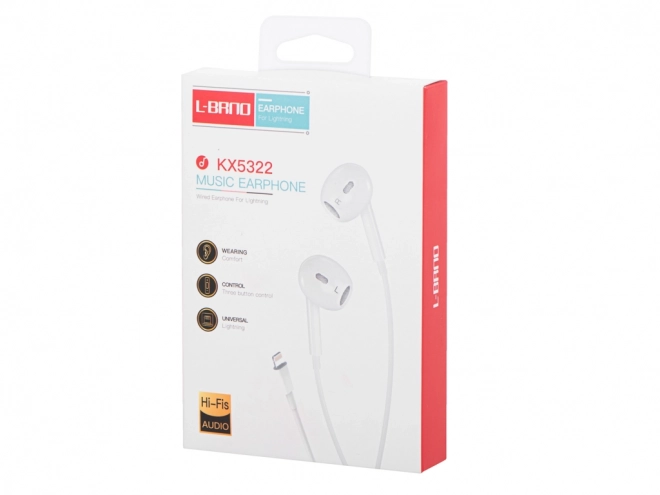 L-Brno Wired In-Ear Headphones With Lightning Connector