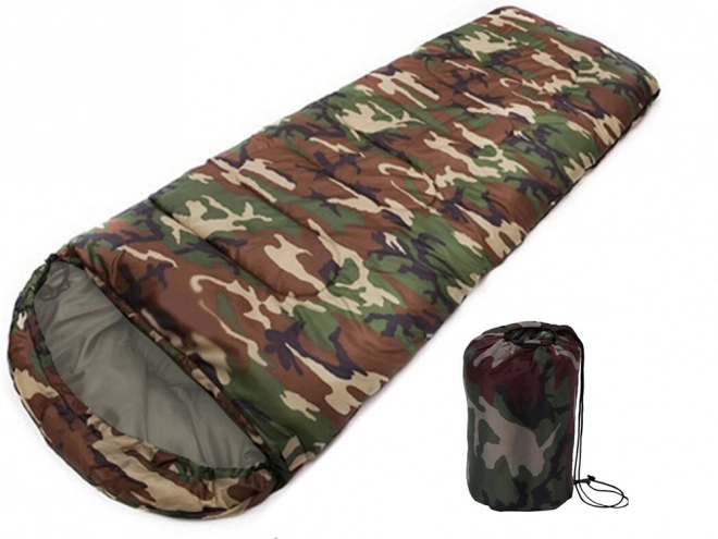 Slaapzak Mummy Camo 200 x 65 cm camouflage