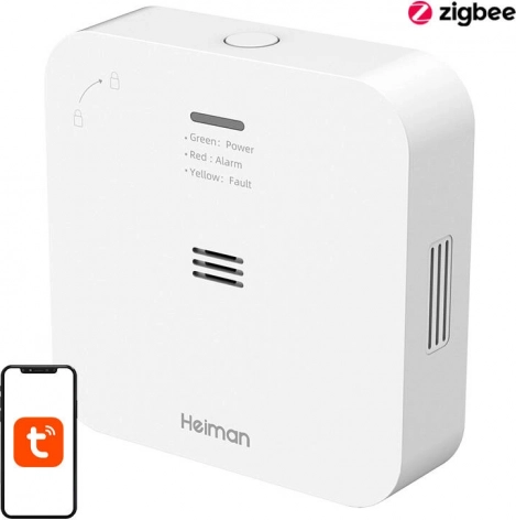 intelligente koolmonoxidemelder Heiman Tuya WiFi