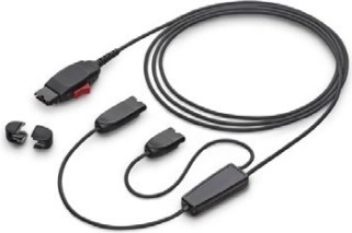 Câble d’entraînement Poly Y avec verrou QD pour micro-casques numériques (6 broches)