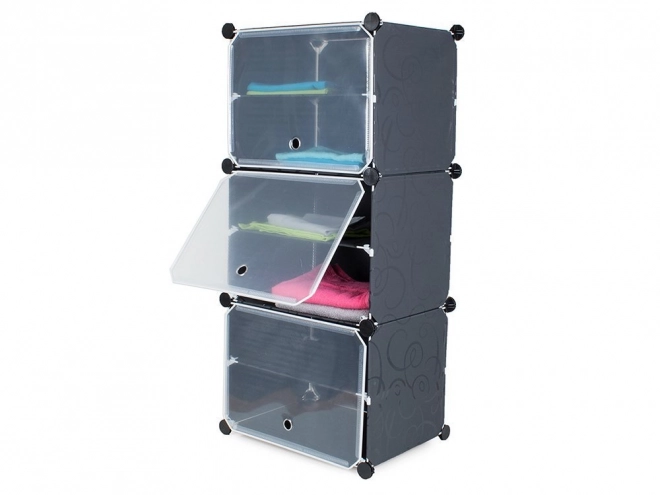 Modulares Schuhregal mit 6 Regalböden
