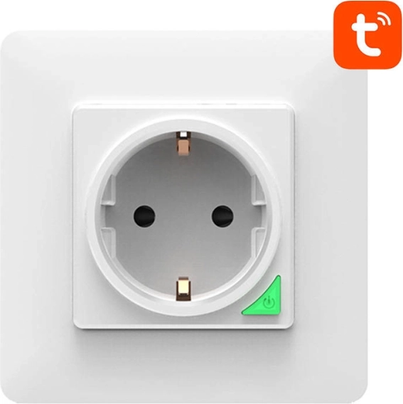 Slimme WiFi-stopcontact Avatto TUYA wit