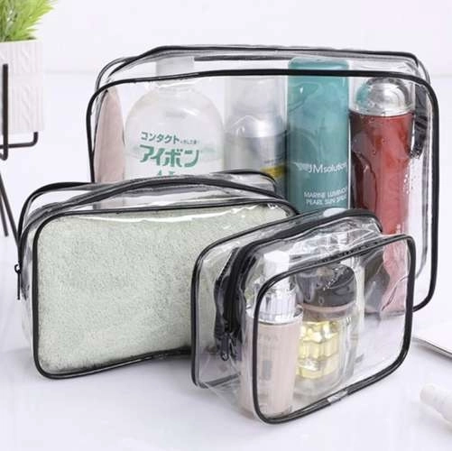 Transparante toilettas 3-in-1 Soulima 21448