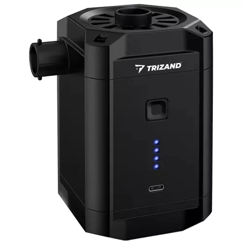 Draadloze accu pomp voor matrassen Trizand