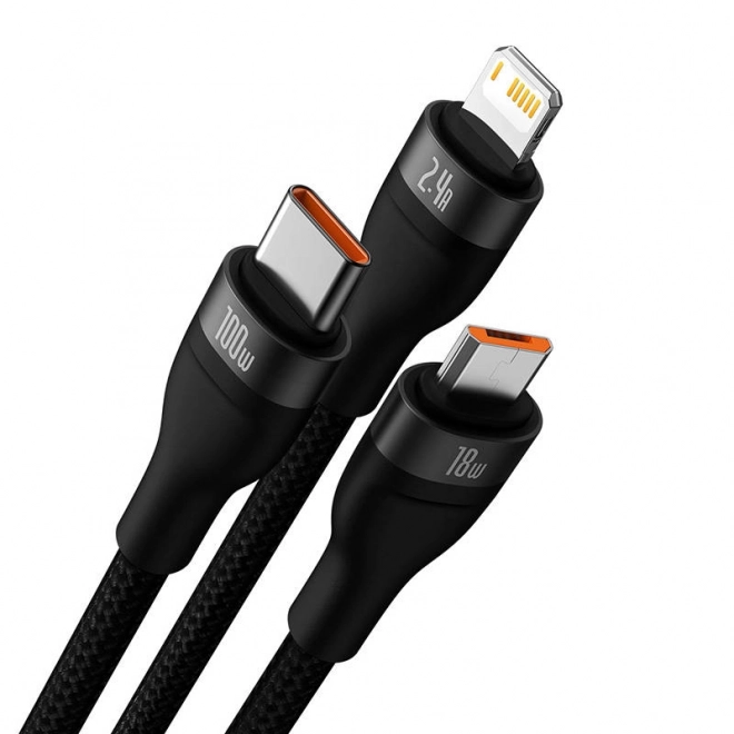 USB-kabel Baseus Flash Series 3v1