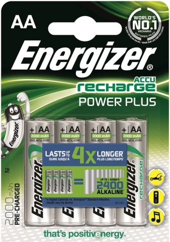 Accu ENERGIZER Power Plus AA L91 2000 mAh, 4 stuks