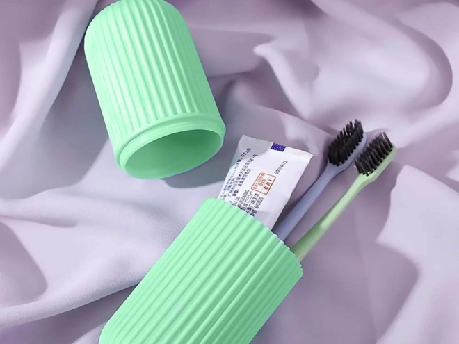 Étui de voyage pour brosse à dents et dentifrice