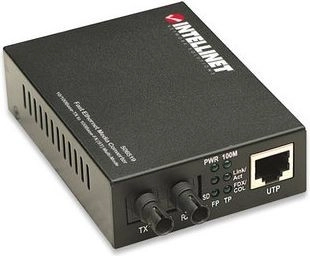 Converter 10/100Base-TX RJ45 naar 1000Base-FX (MM ST) 2 km 1310 nm