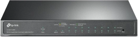 Switch TP-Link SG1210MPE Smart 8× Gigabit PoE+ met 1× Gigabit en 1× SFP