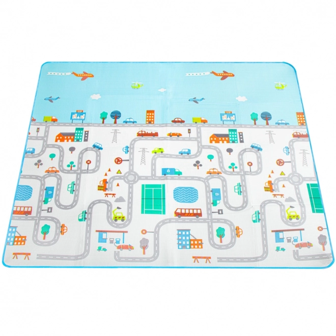 Faltbare Spielmatte Stadt 180 x 200