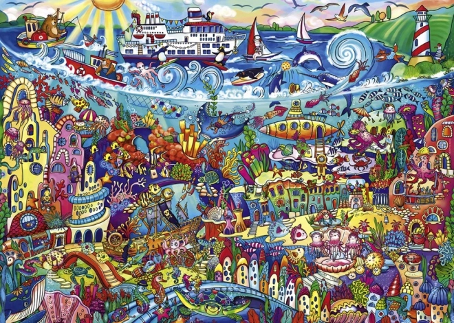 Puzzle 1000 pièces Mer magique