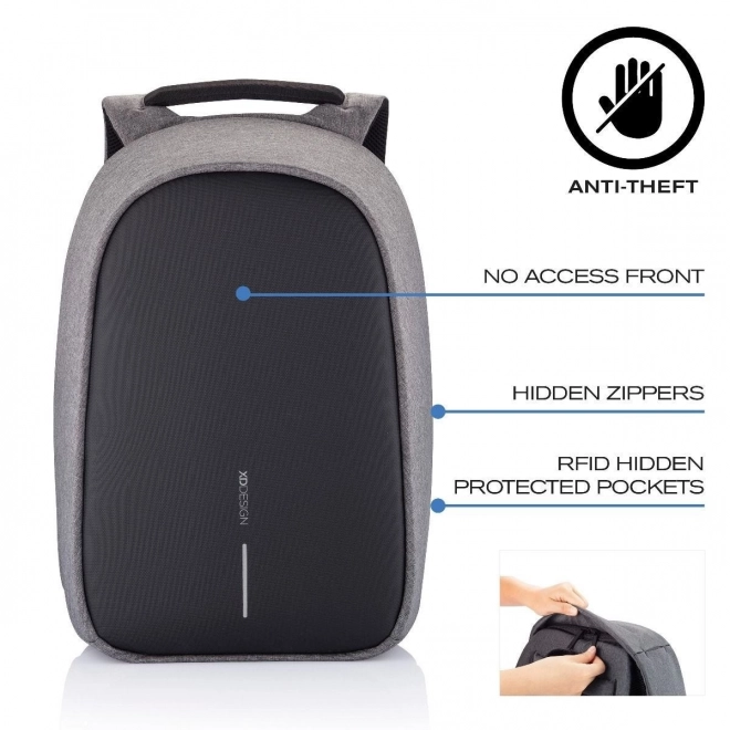 Diefstalbestendige rugzak Bobby Hero XL grijs