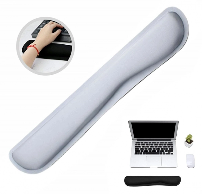 Ergonomische Gel Handballenauflage Weiß