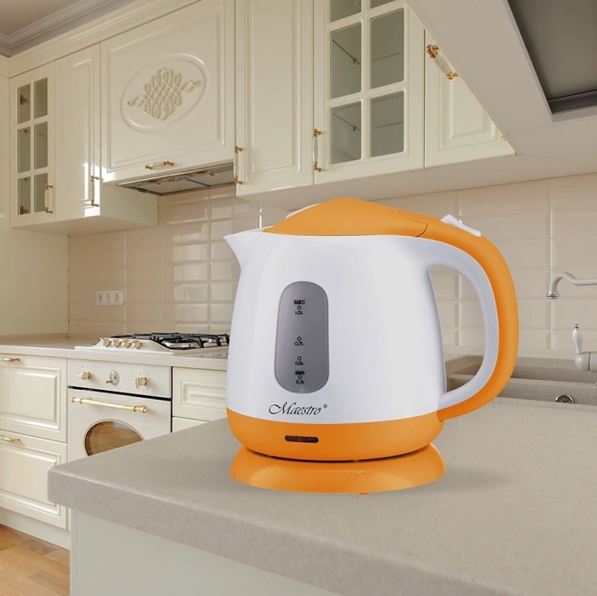 Elektrische waterkoker 1l Maestro Oranje
