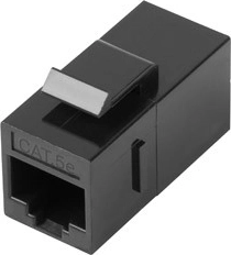 Keystone coupler RJ45–RJ45 UTP Cat. 5e for installation box