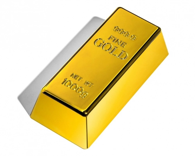 Door Stop in the Shape of a Gold Bar