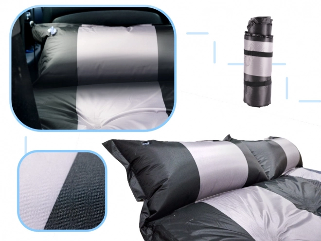 Opblaasbaar matras voor de auto 180x120cm zwart