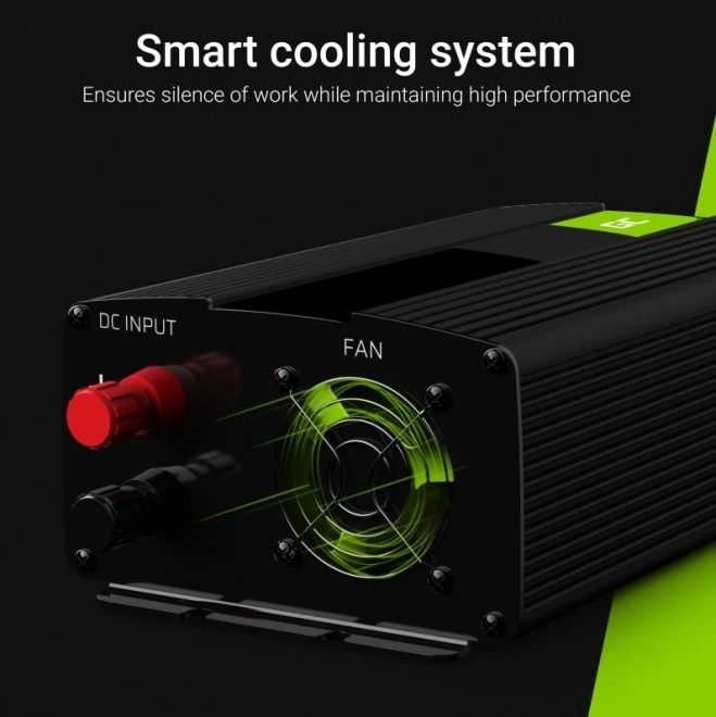 Draagbare omvormer Green Cell 12V naar 230V 1000W/2000W