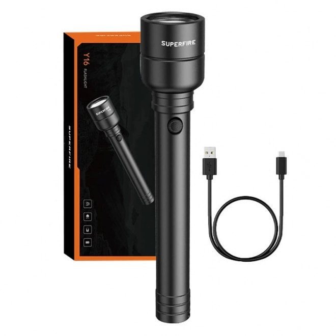 Zaklamp Superfire Y16, 1700lm, USB-C