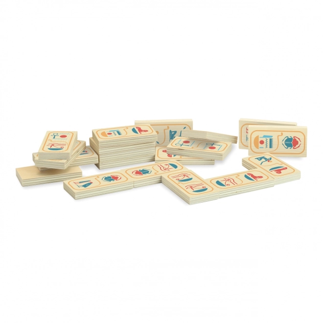 Vilac domino met hiërogliefen