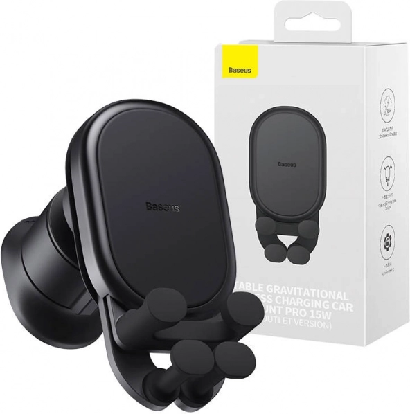 Baseus Stable Gravitational Wireless Car Charging Holder Pro 15W
