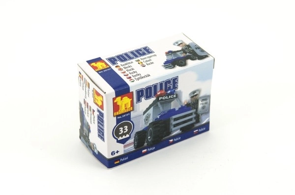 Bouwpakket Dromader - politieauto 33 stuks