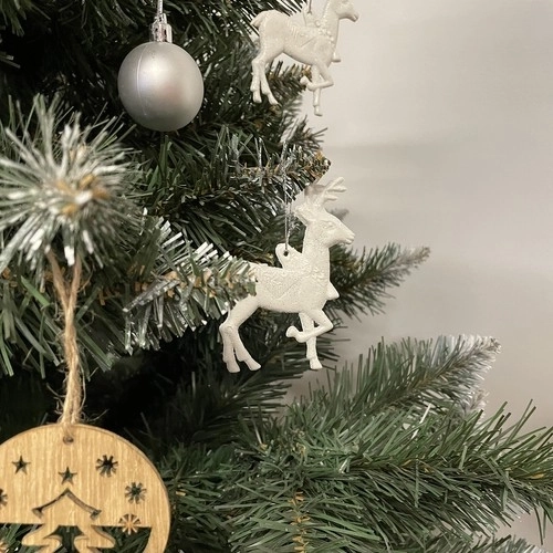 Festive Reindeer Bauble Set
