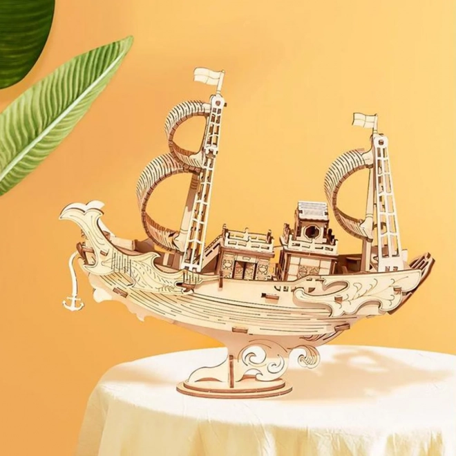 Japanse diplomatieke boot - 3D houten bouwpakket - decoratie