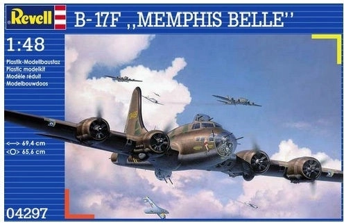 Maquette en plastique de l’avion B-17F Memphis Belle
