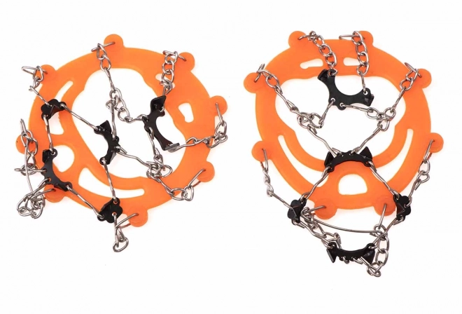 Crampons de chaussures couleur orange – taille 39-45, étui pratique