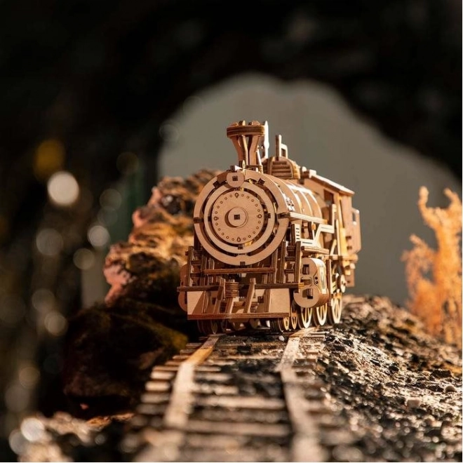 Locomotief - 3D houten bouwpakket