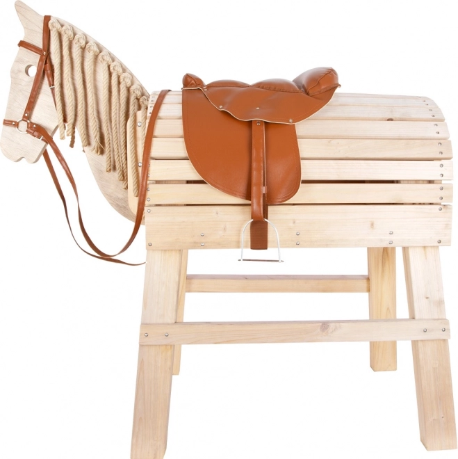 Children's Saddle and Bridle Set for Wooden Horse